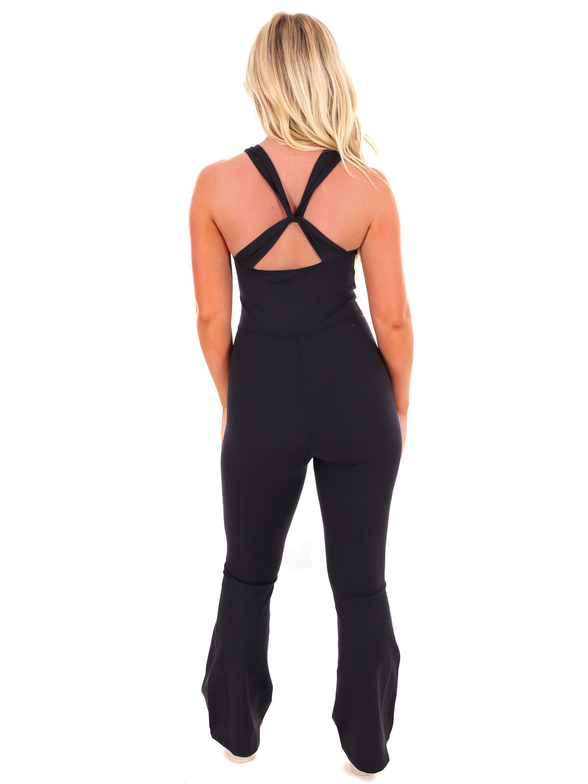 No Worries Flared Jumpsuit