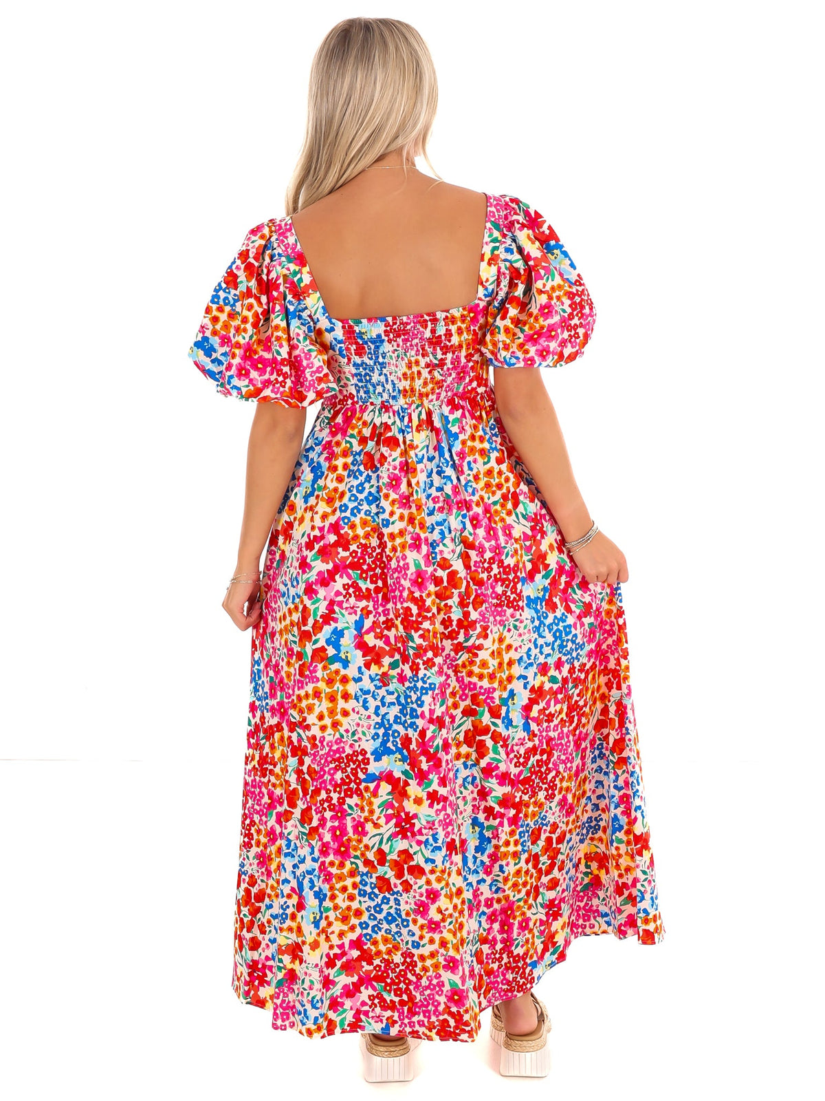 BuddyLove Jacqueline Berry Blue Midi Dress