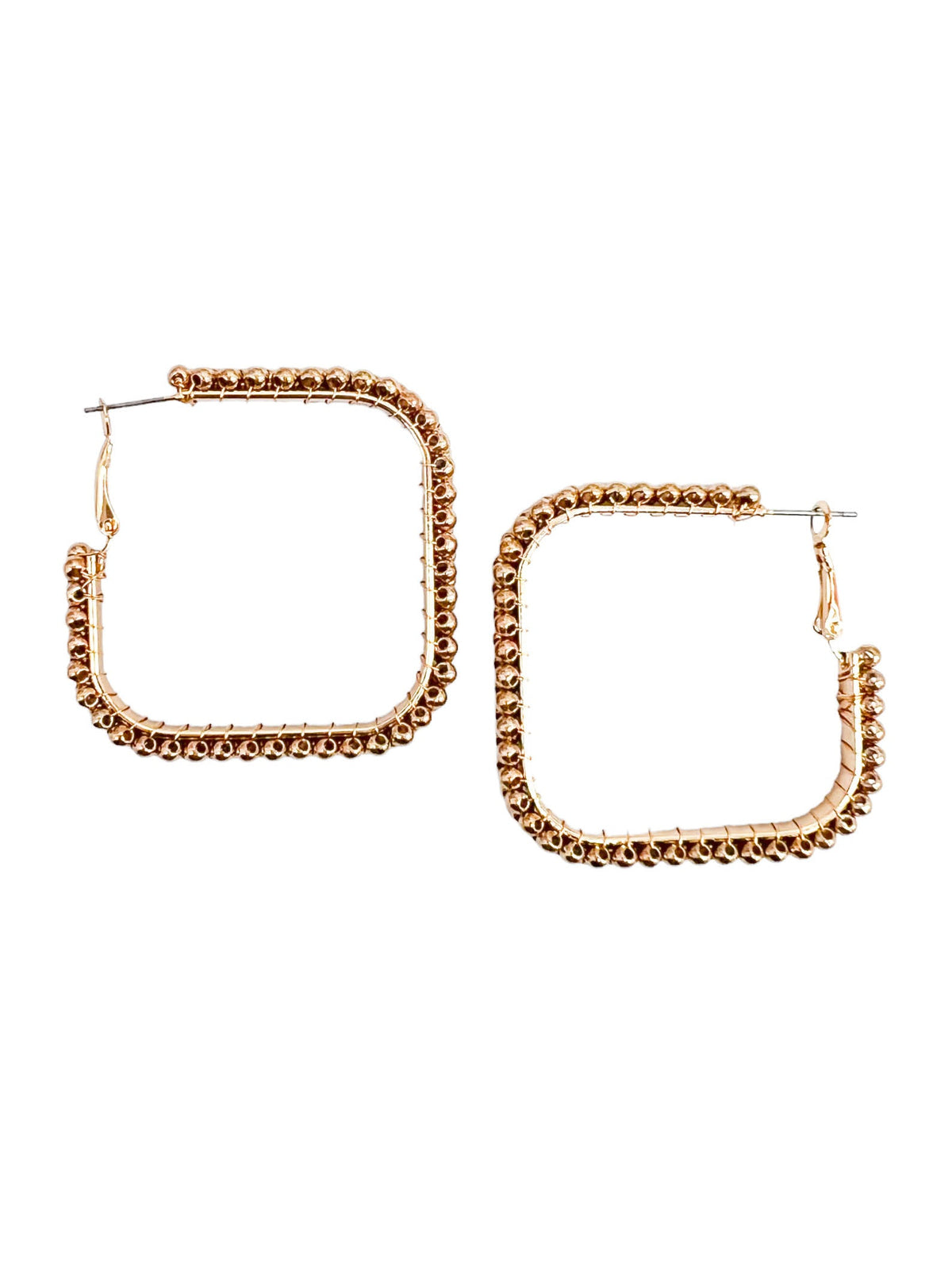 Pearl Square Earrings