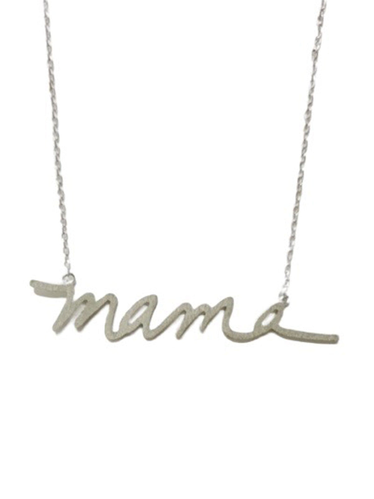 Cursive Mama Necklace