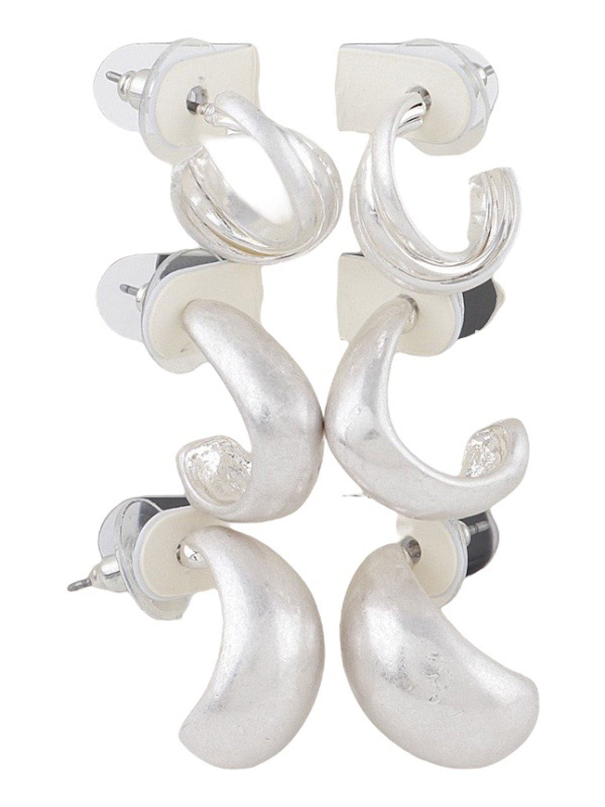 Multi Huggie 3 Set Hoops