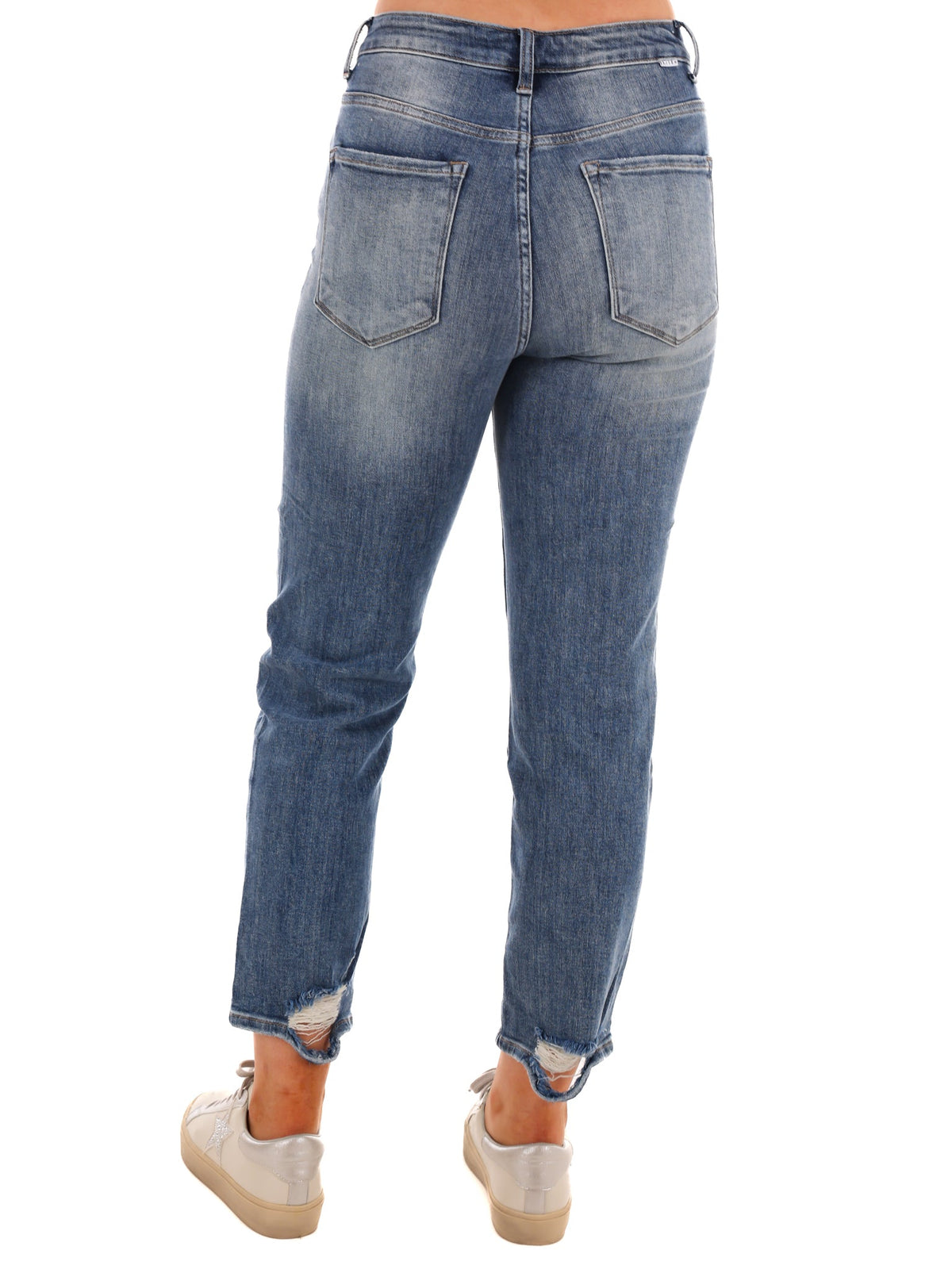 You Send Me High Waist Straight Jeans