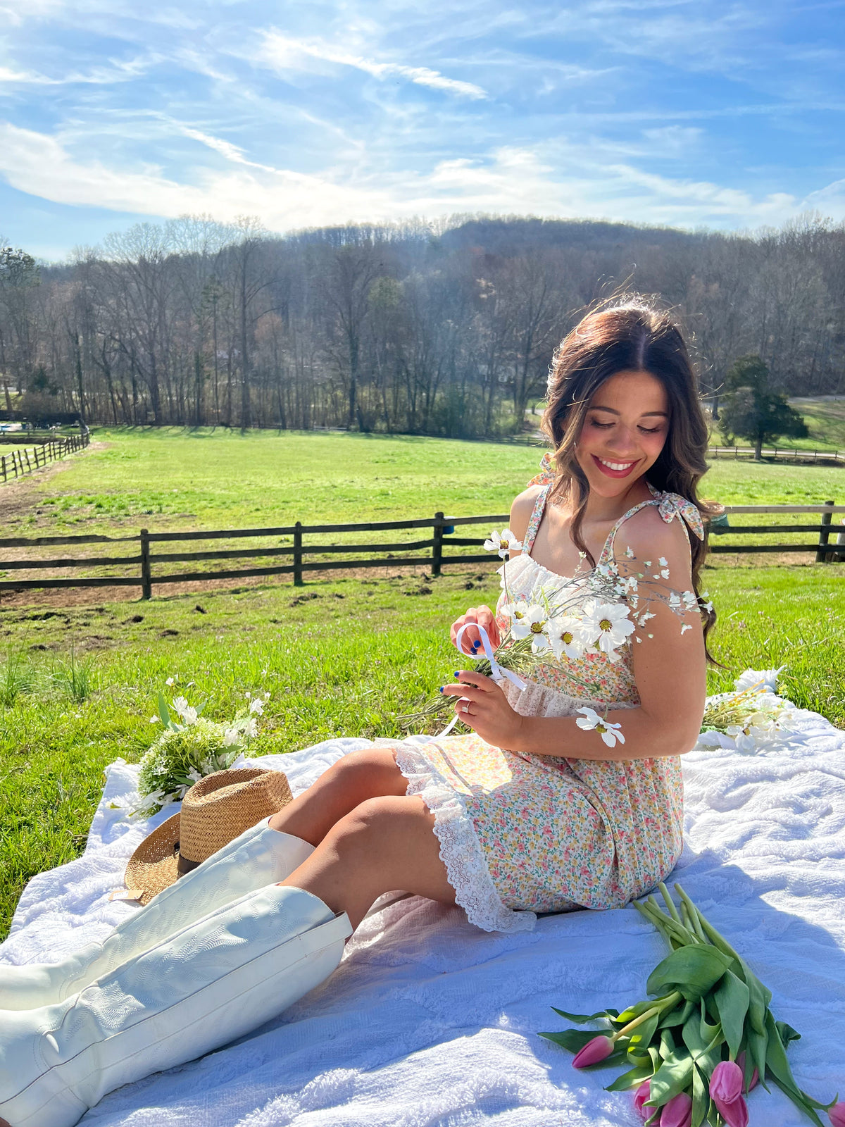 Marking My Time Floral Mini Dress