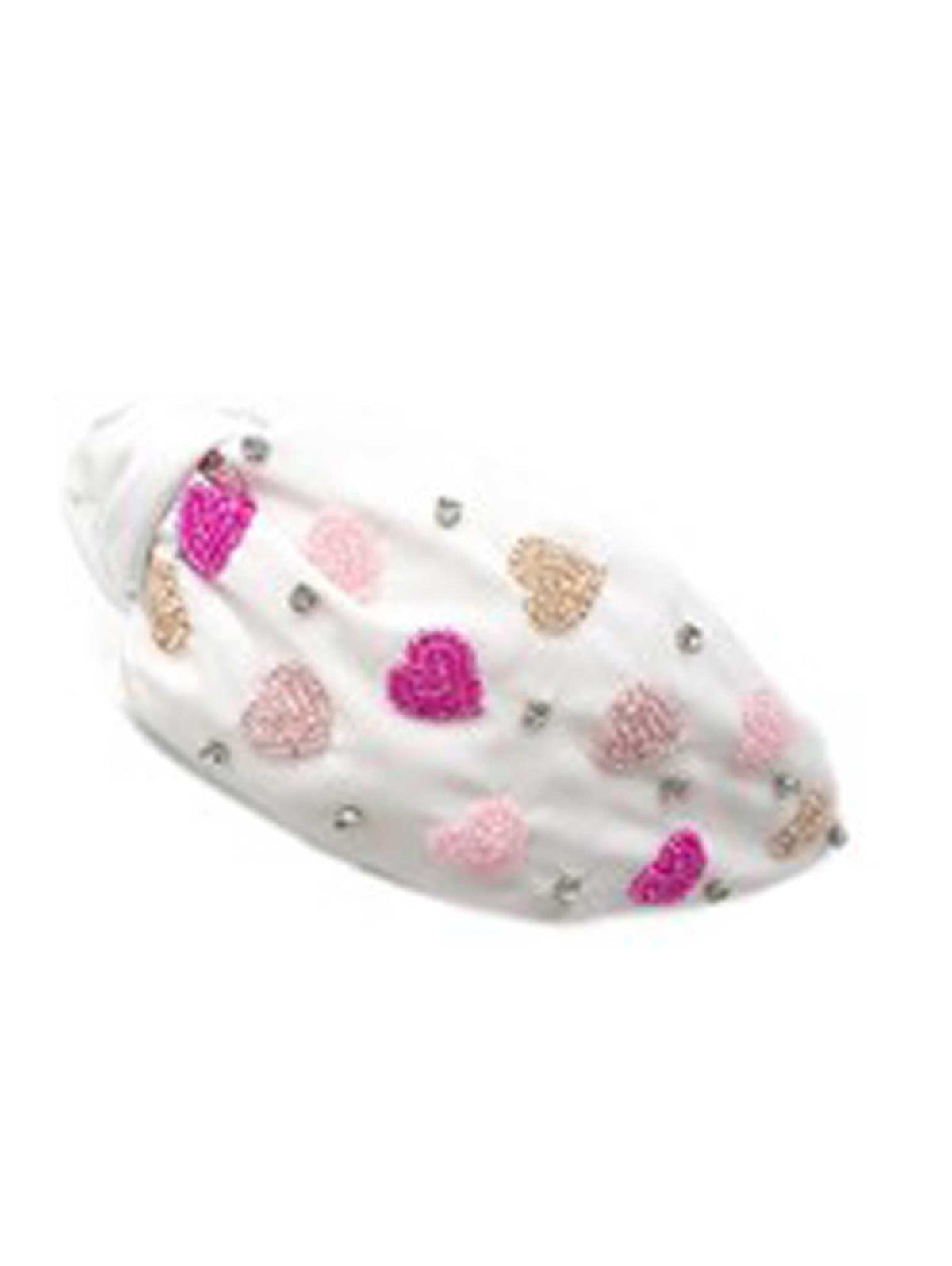Seed Bead Heart Headband