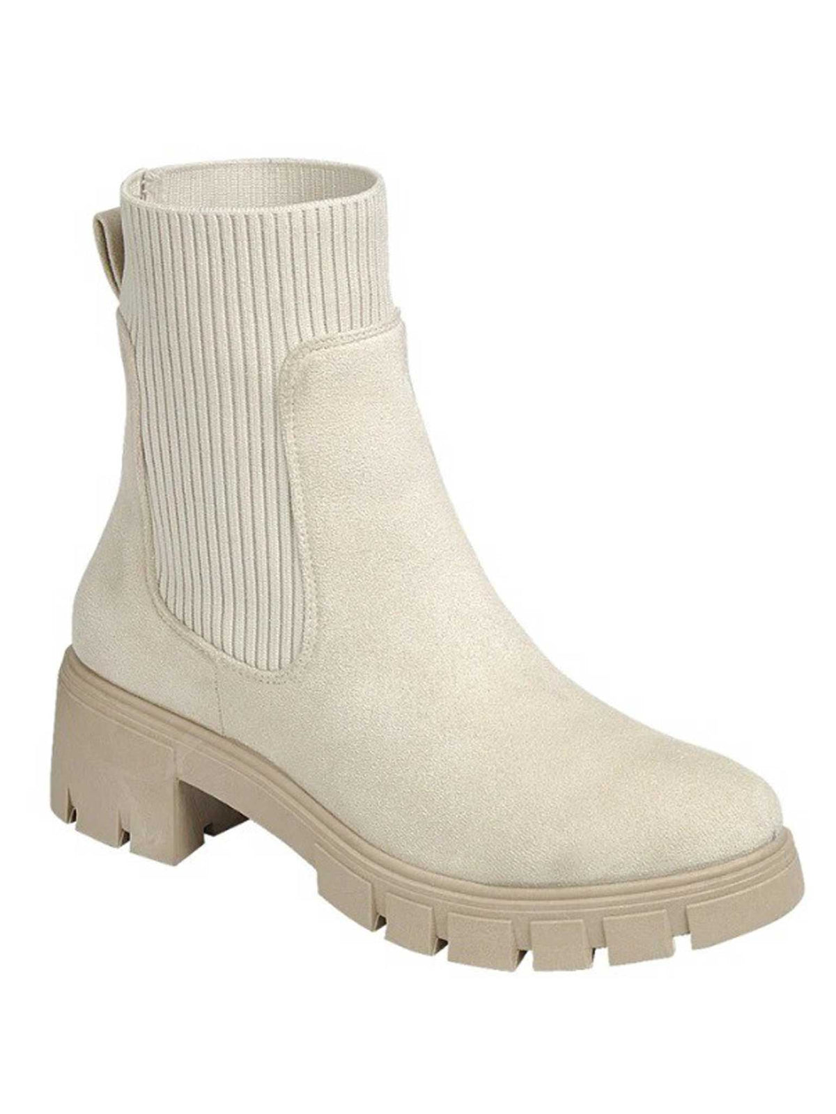 Chunky Heel Booties