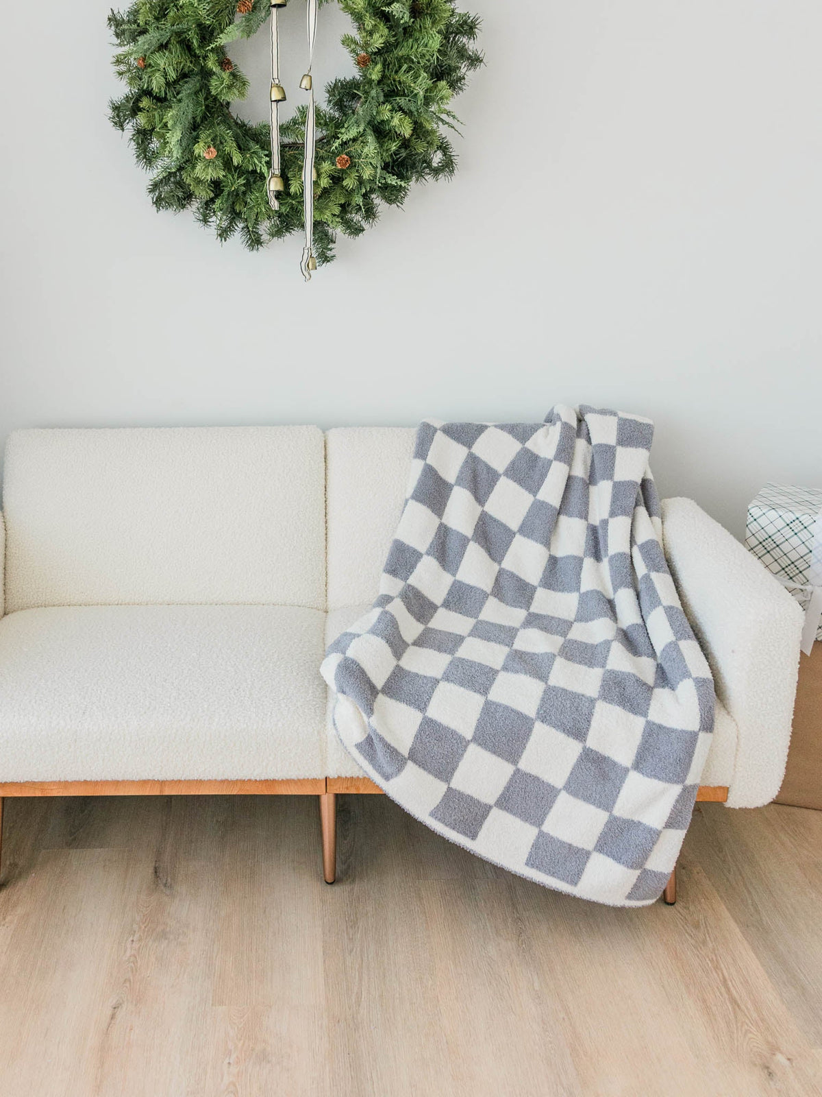Jumbo Check Plush Blanket