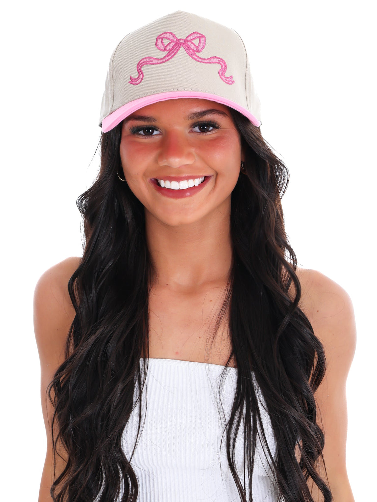 Canvas Bow Hat