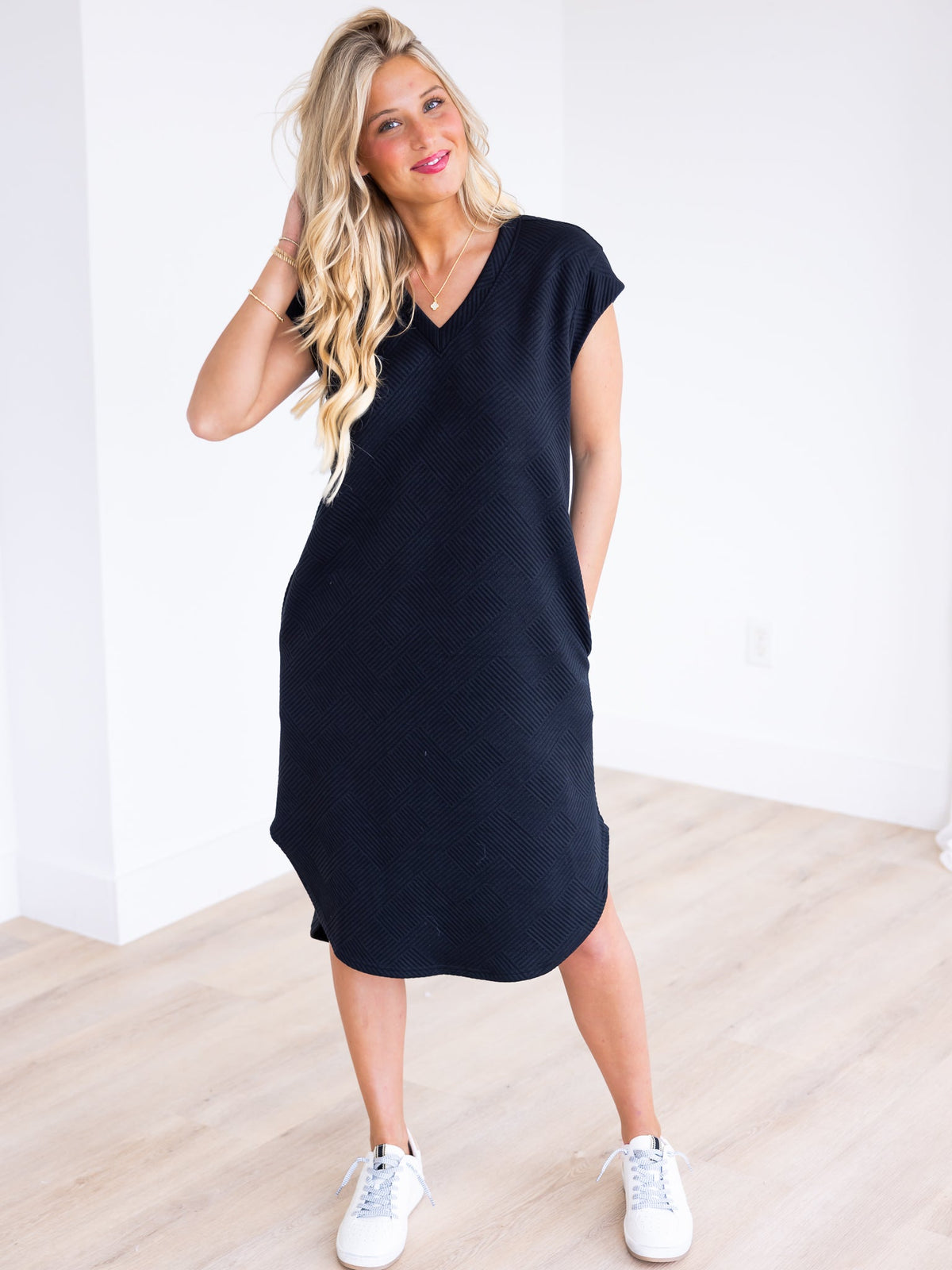 No Caller ID Midi Dress