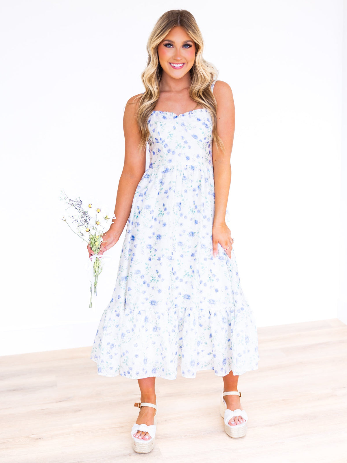 Luck Be A Lady Floral Dress