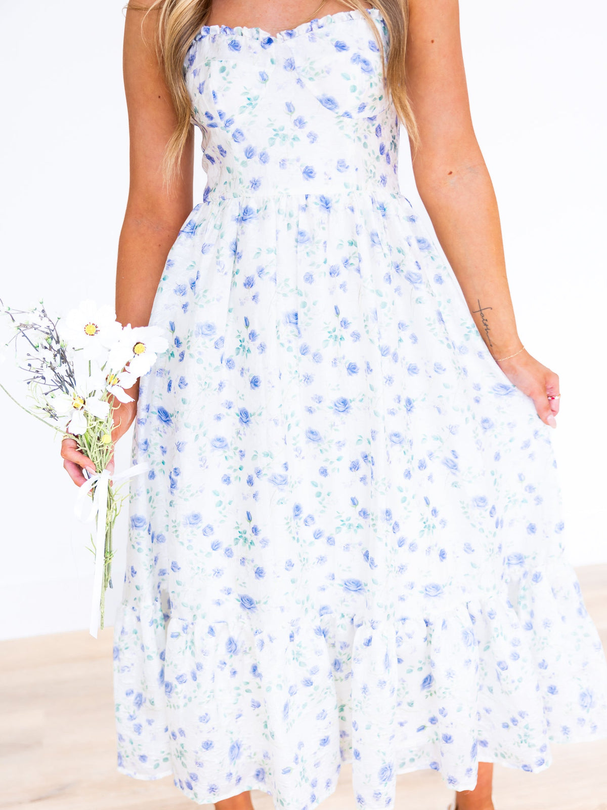 Luck Be A Lady Floral Dress