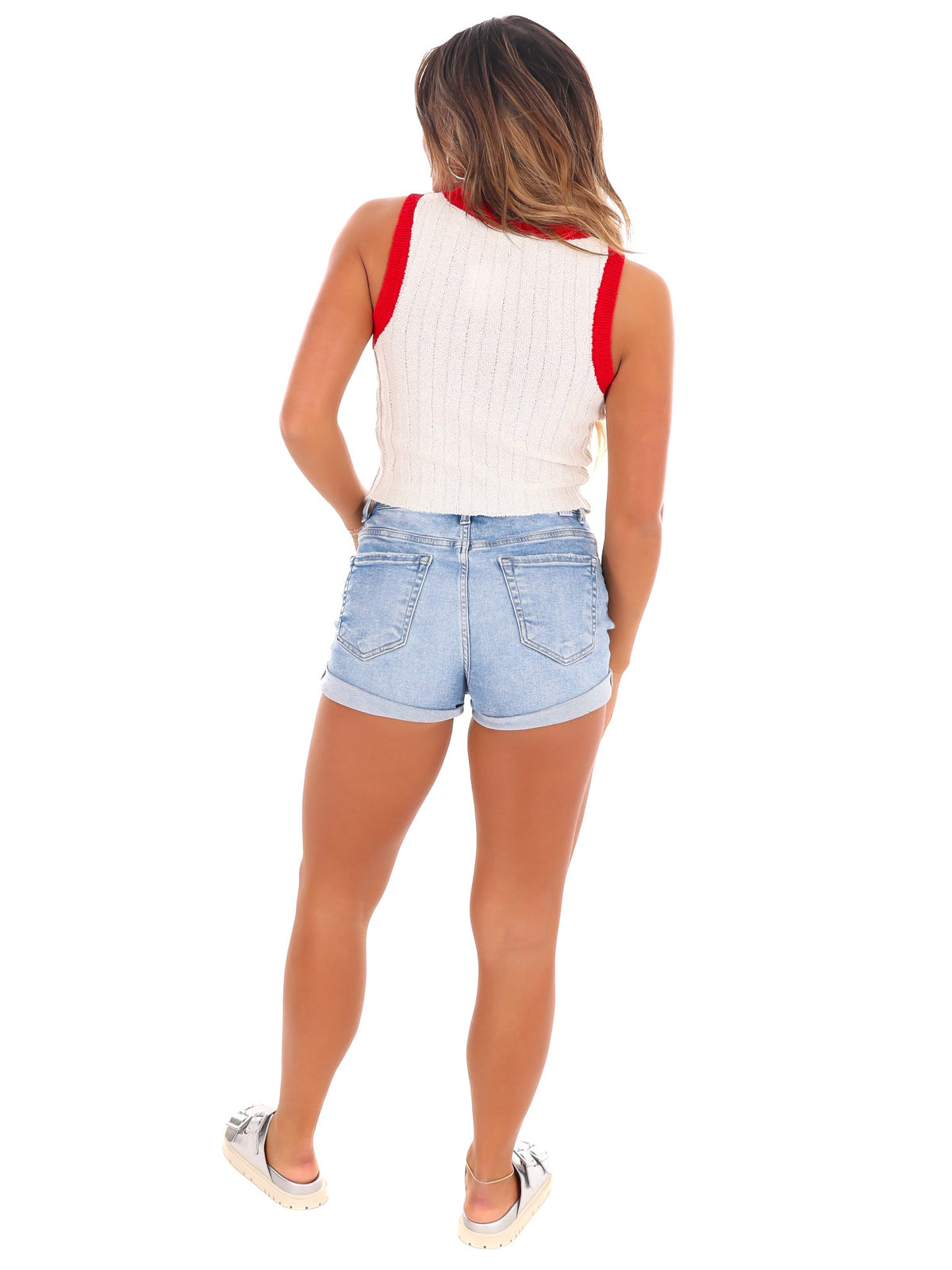 This Kiss Ribbed Tank Top