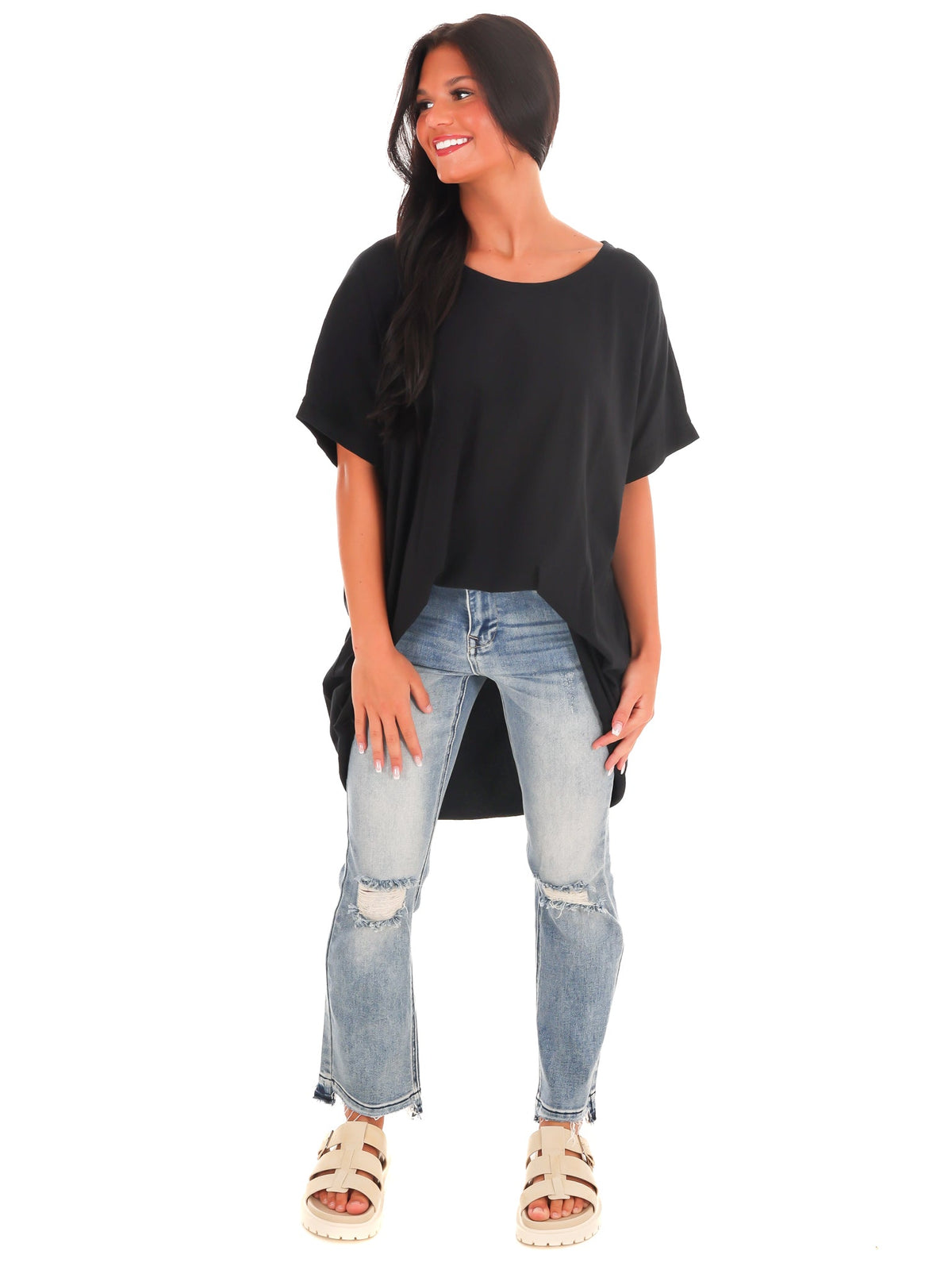 Timeless Trend High Low Top