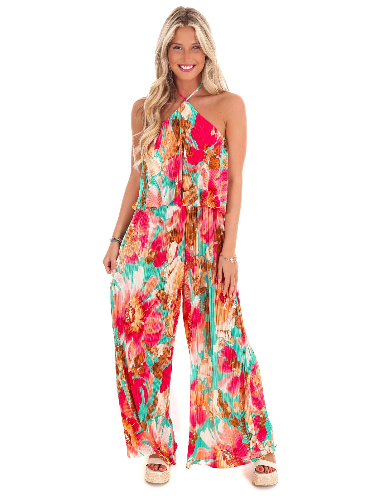 Paradise Found Floral Jumpsuit