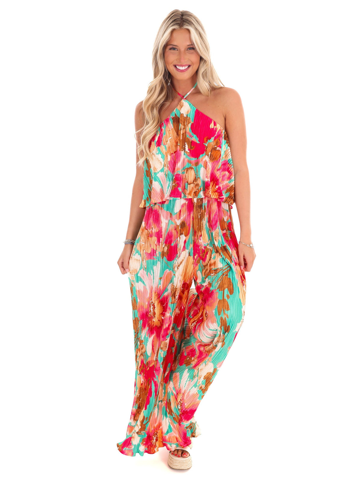 Paradise Found Floral Jumpsuit