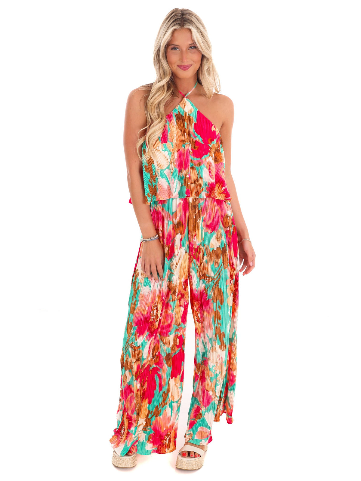 Paradise Found Floral Jumpsuit