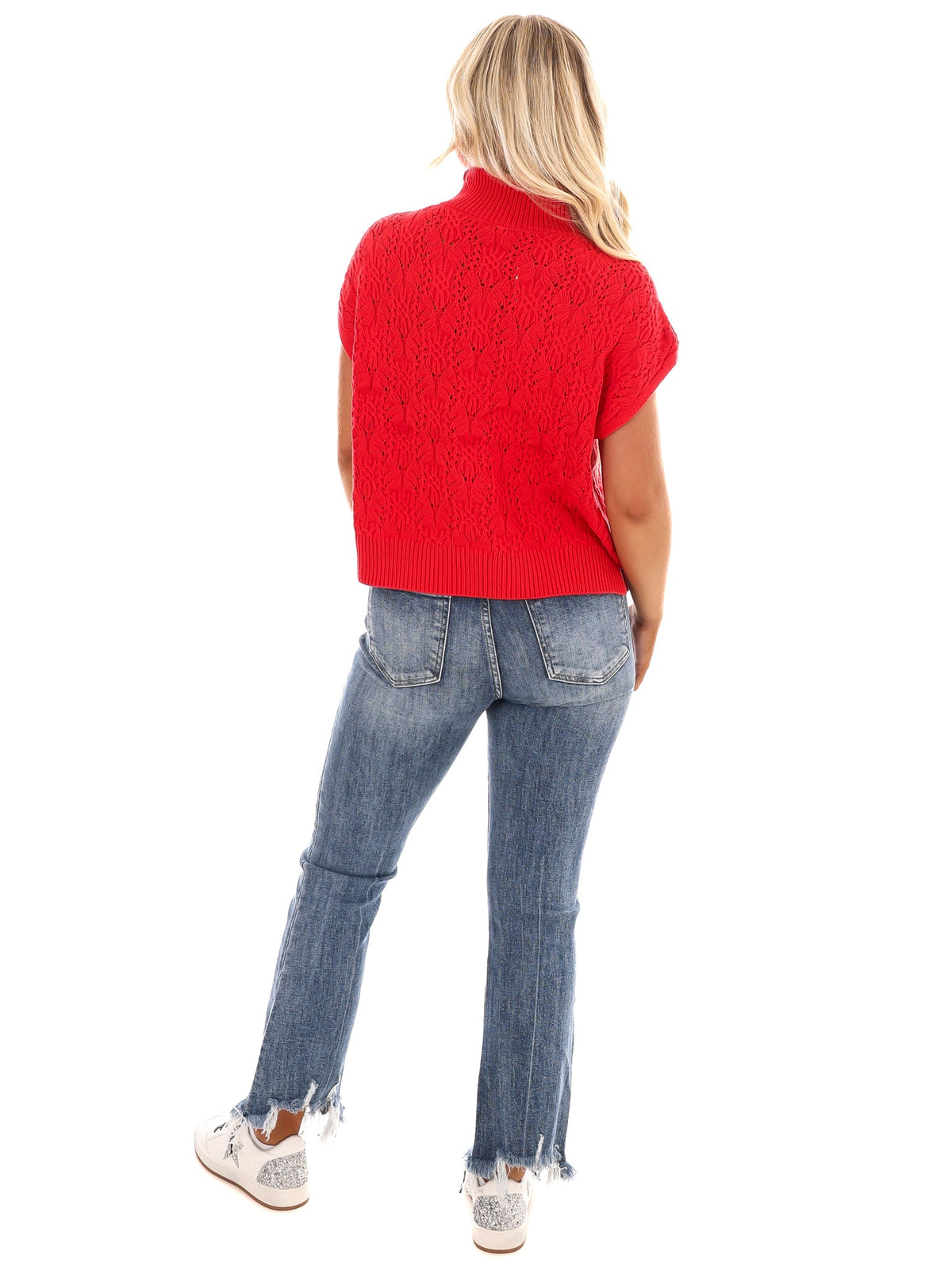 Free People Vickie Mock Neck Sweater