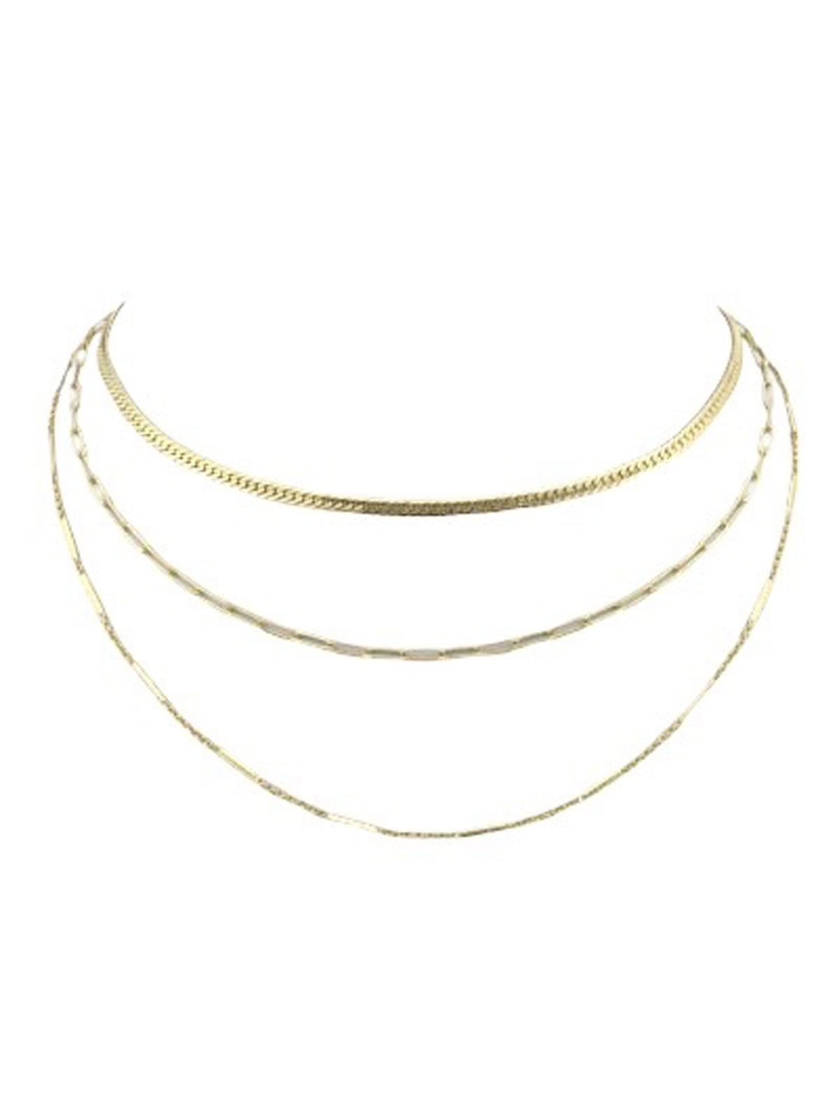 Mix Chain Layered Necklace
