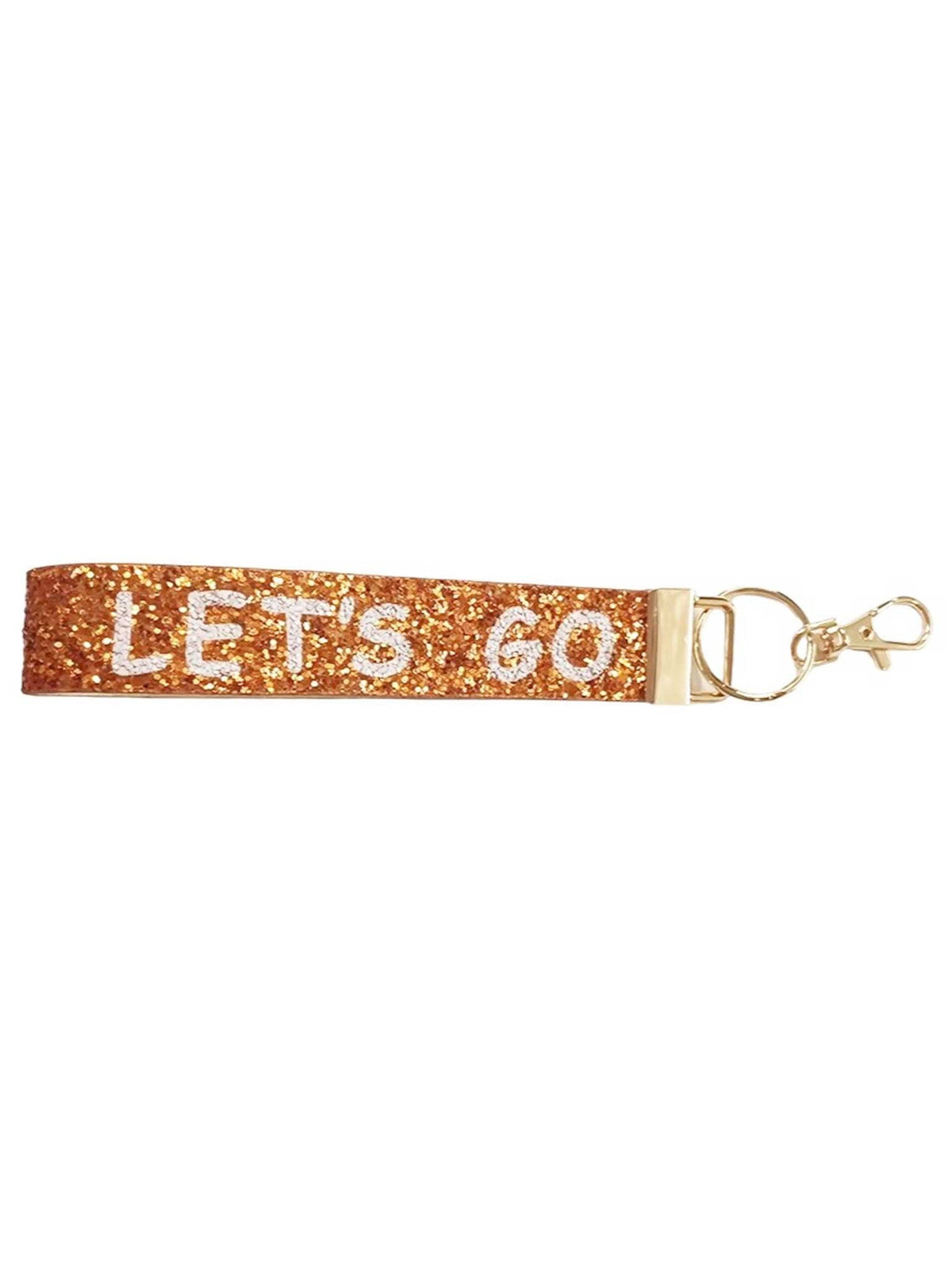 Glitter Let's Go Wrist Strap