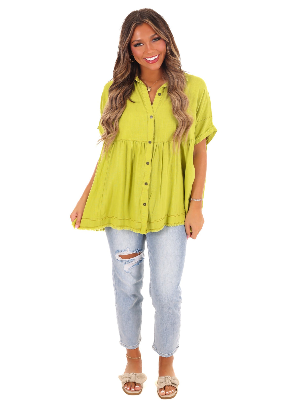 Pure Love Linen Top