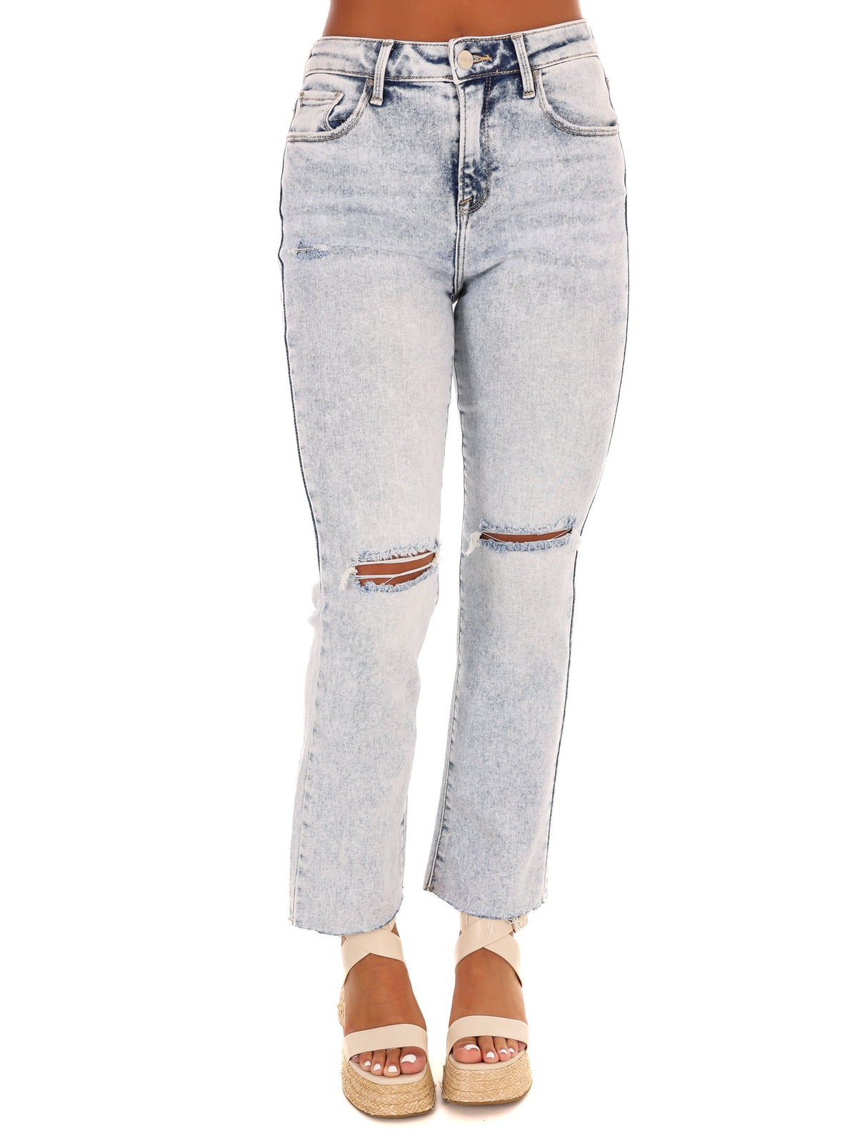 Raised Like That High Rise Ankle Jeans