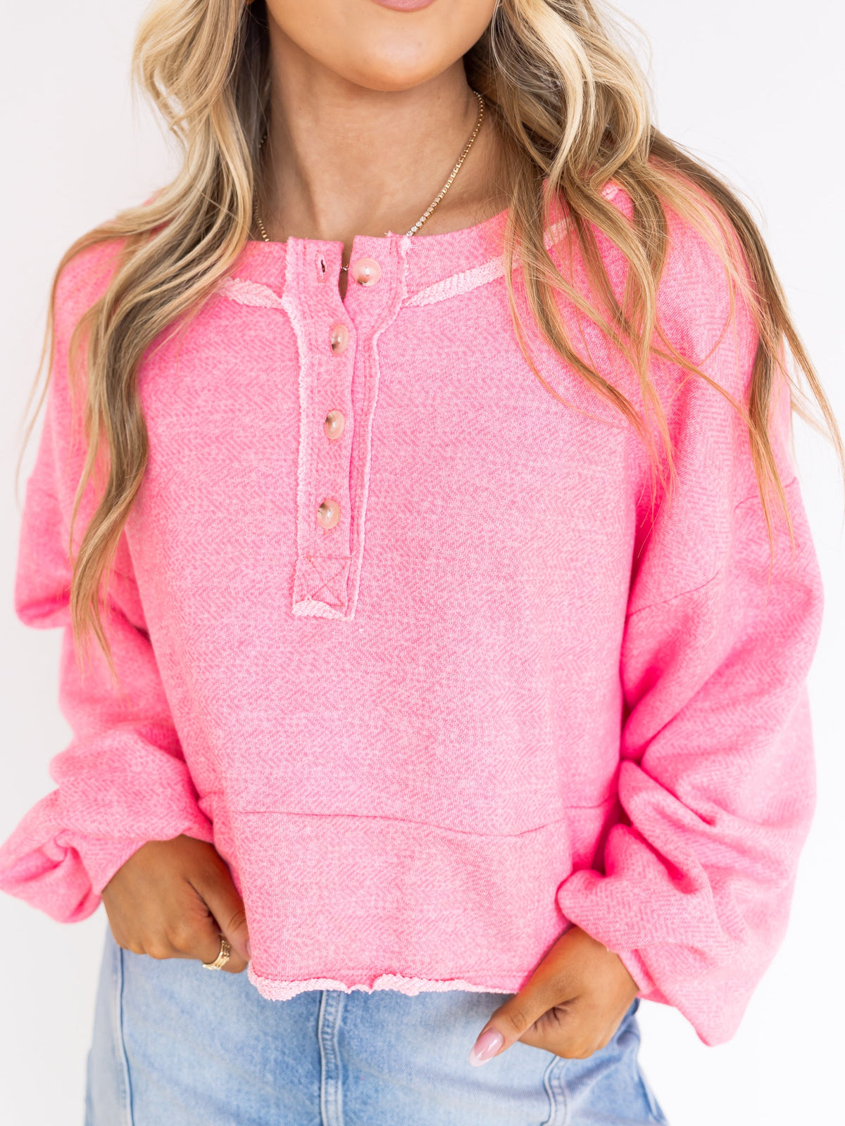 Speechless Cropped Pullover