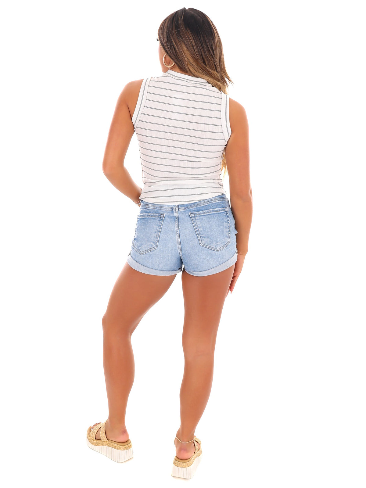 Southern Days Striped Tank Top