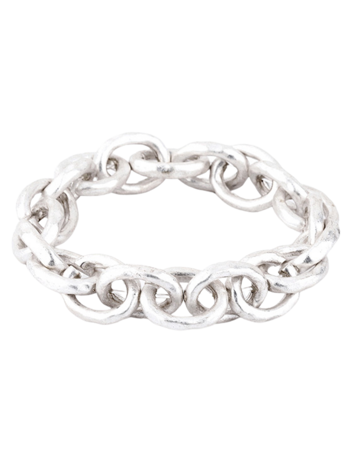 Pure Elastic Link Texture Bracelet