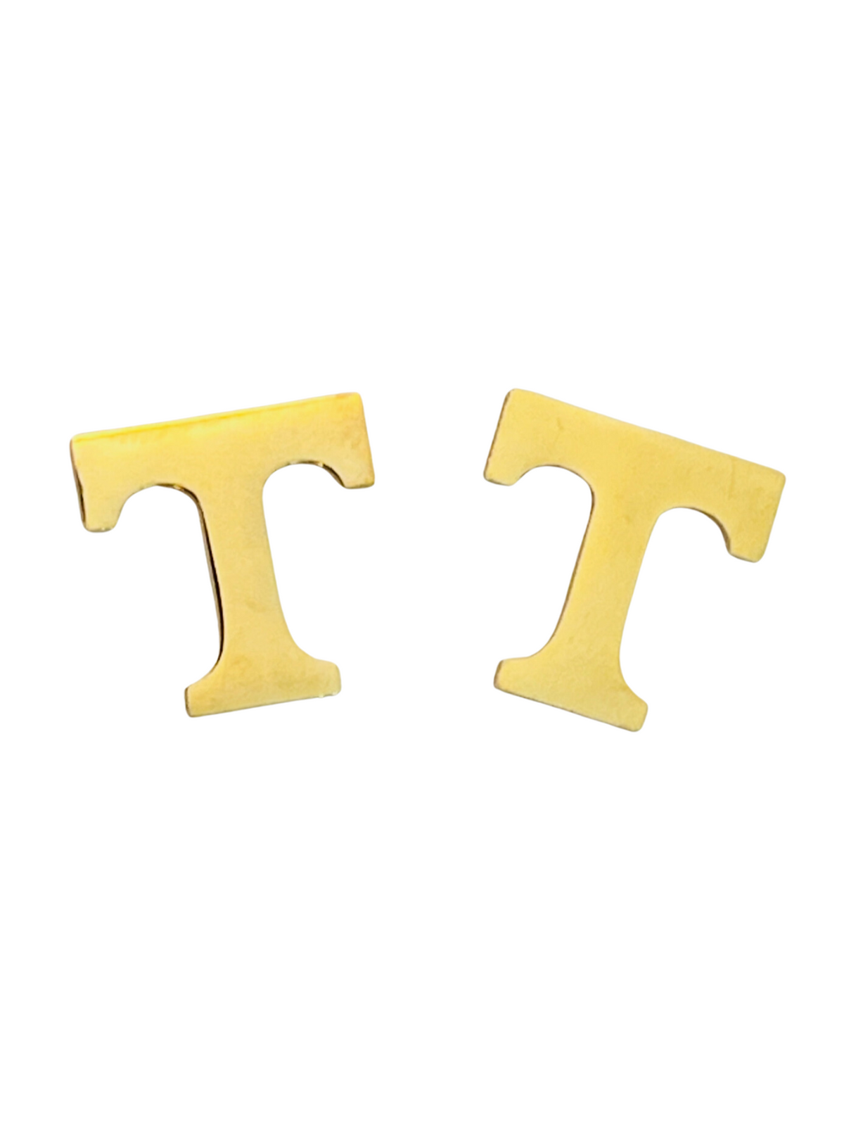 University of Tennessee Gold Power T Earrings