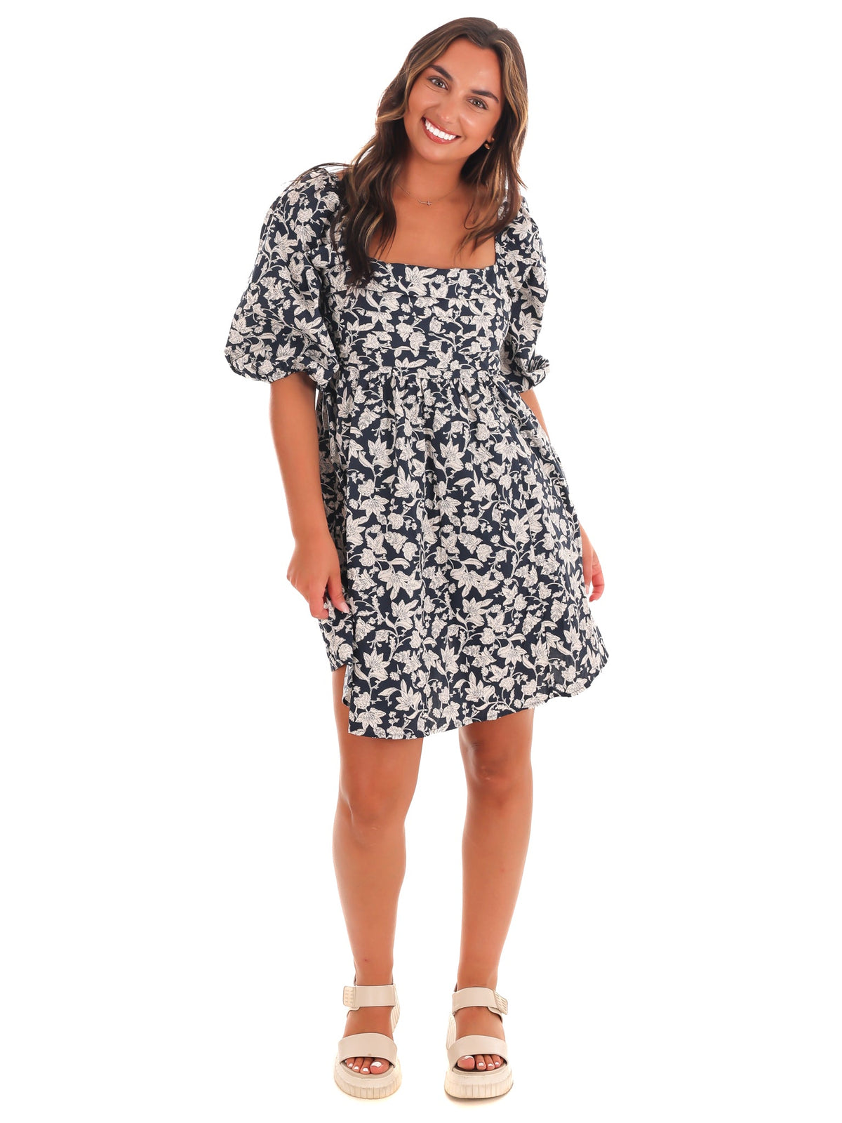Petal Perfection Floral Mini Dress