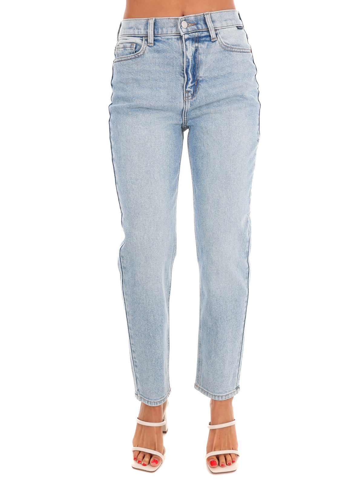 What's the Plan High Rise Mom Jean
