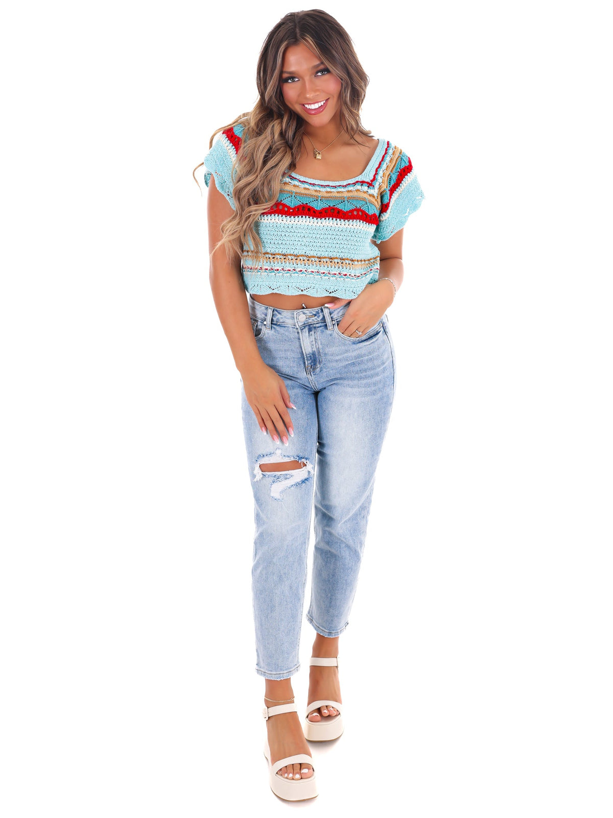 Made You Look Crop Top